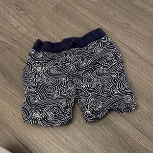 Navy and White Kids Shorts
